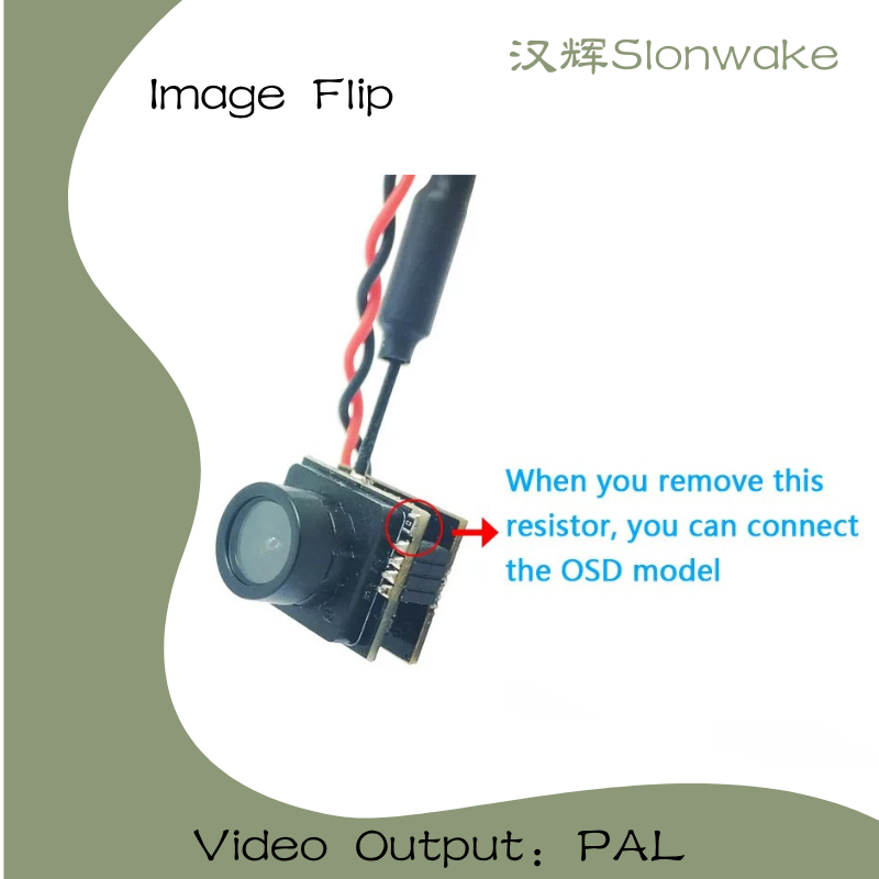 Fpv Drone Camera - Slonwake 5.8G 48CH 25mW FPV VTX