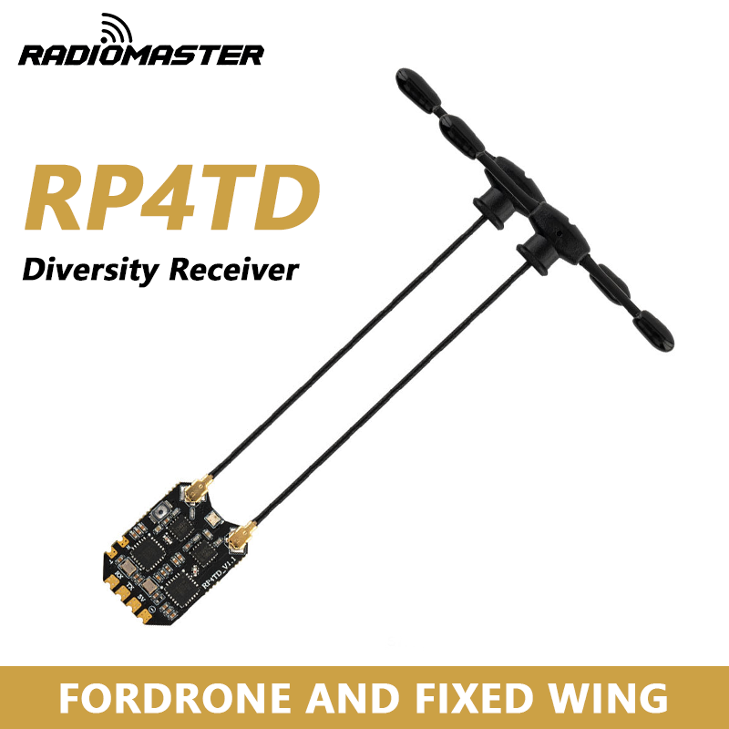 Fpv Drone Antenna - RadioMaster RP4TD ExpressLRS 2.4GHz Diversity Receiver