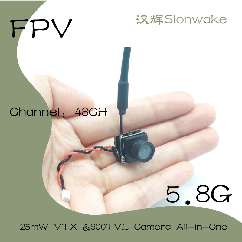 Slonwake 5.8G 48CH 25mW FPV VT - Fpv Drone Camera review and price