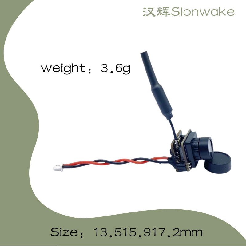 Slonwake 5.8G 48CH 25mW FPV VT - Fpv Drone Camera review and price