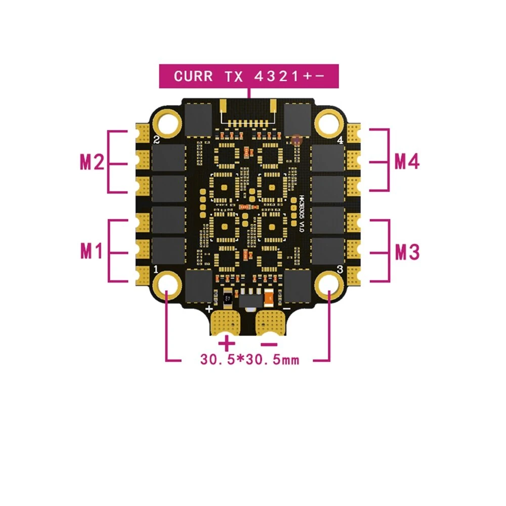 HAKRC 60A Blheli_32 2-6S 4 In  - Fpv Drone Esc review and price